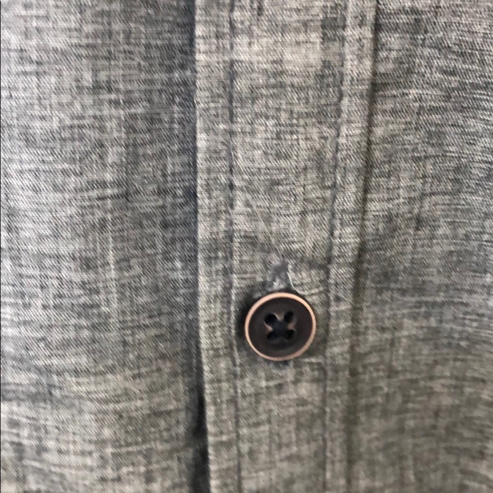 Gray button down - Picture 4 of 4